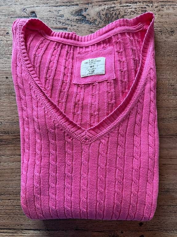 H&M Maglioni & Felpe: Strickpullover Polo von L.O.G.G by H&M. Rosa. Gr S. – Usato da Zürich venduto da Sunnyflower97