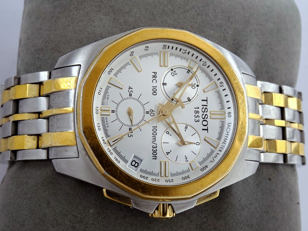 TISSOT PRC 100 CHRONO P862/962 QUARTZ 100M TAUCHER HERRENUHR (Gebraucht ...
