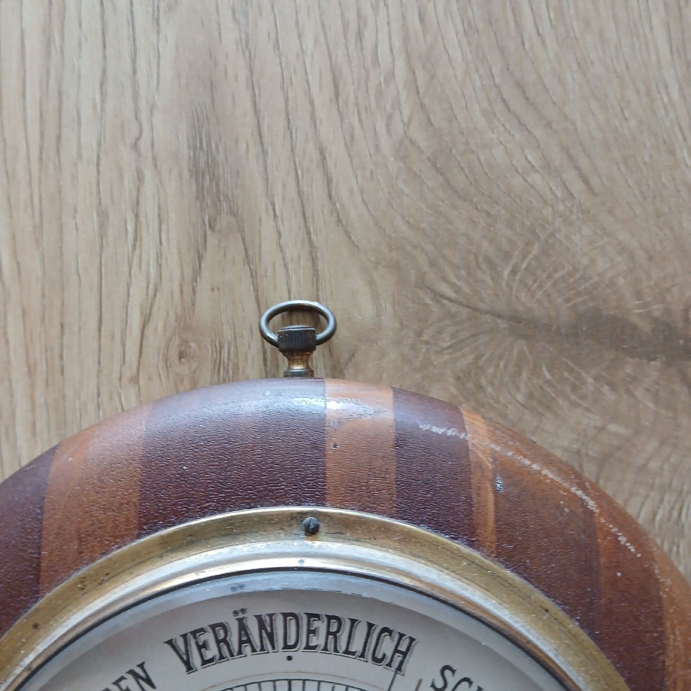 Altri elettrodomestici e apparecchi d’epoca: Antiker Barometer Holzgehäuse  – Difettoso da Wädenswil venduto da LeTroedel 3