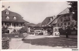 Langnau BE // 1942 Hotel Hirschen Dorfpartie