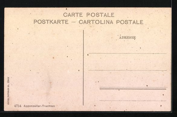 Cartoline postali: Schweizer Kinder in Appenzellertracht im – Usato da Berlin venduto da bartko-reher 1