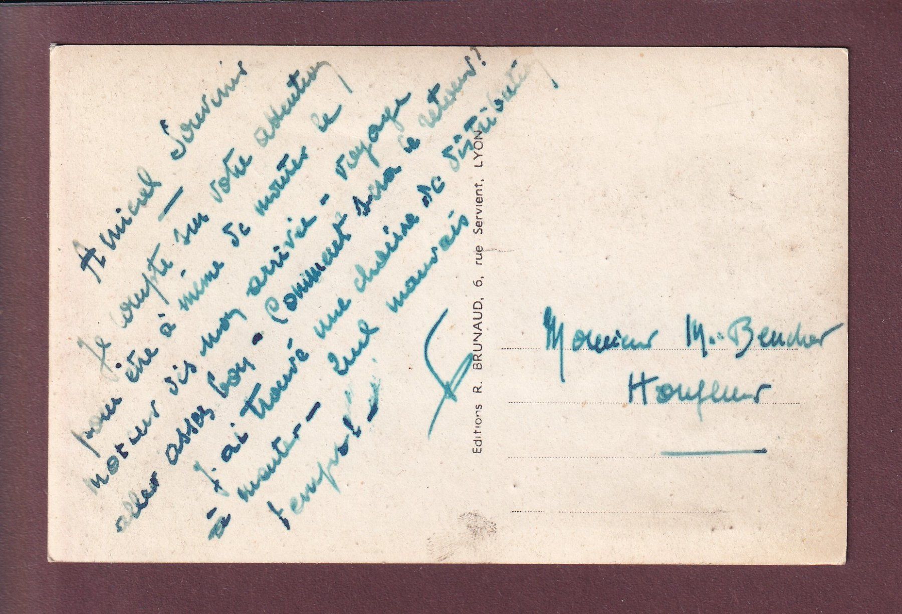 Cartoline postali: LAC LEMAN - Barques au port – Usato da Pully venduto da nicecards 1