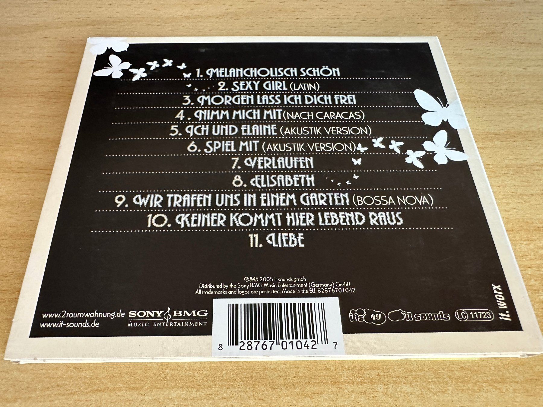 CDs: 2raumwohnung – Melancholisch Schön – Gebraucht aus Rikon im Tösstal von Alpenmutz 1