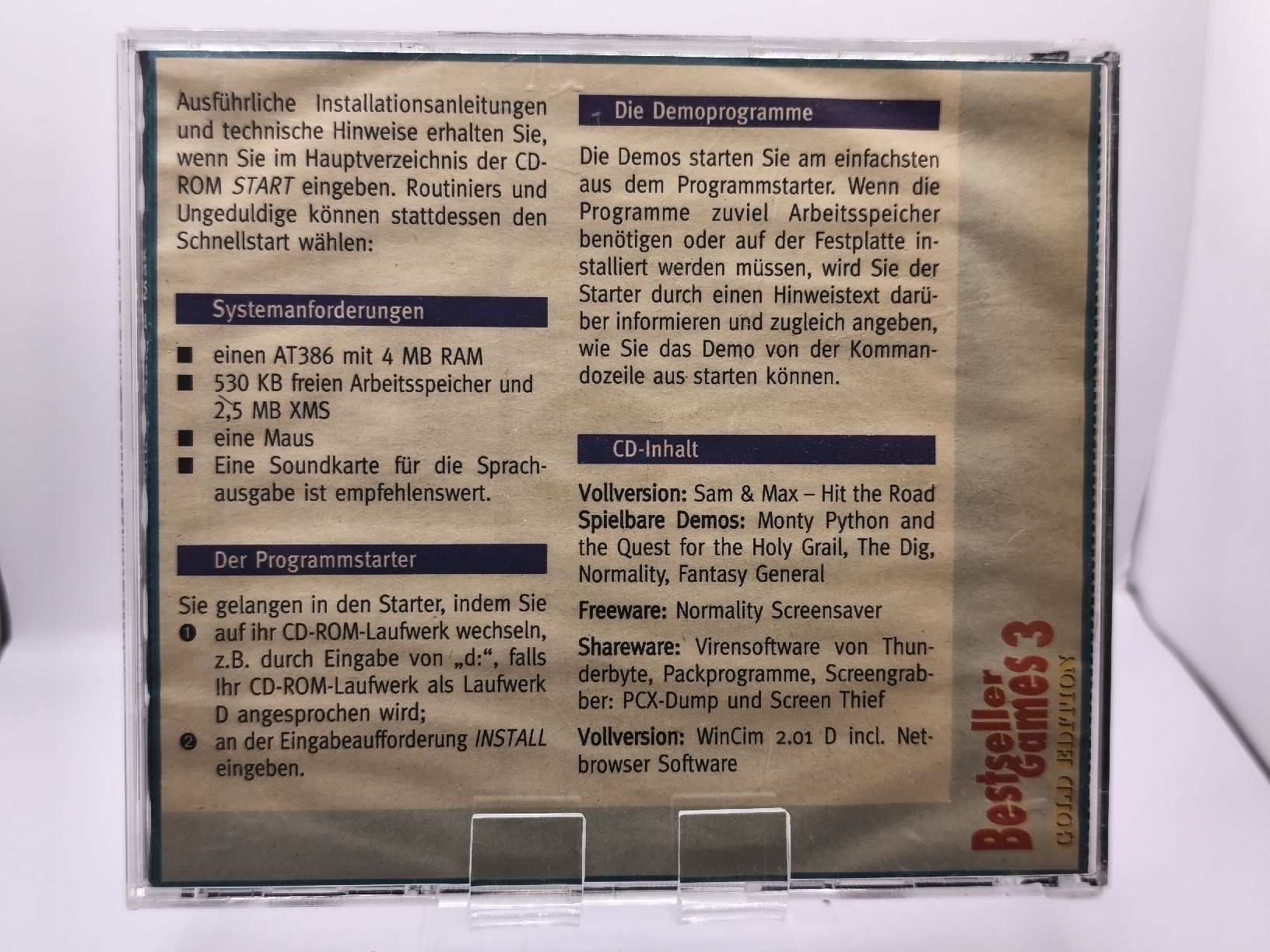 Spiele: Jeu PC Sam & Max Hit the Road Gold Edition – Gebraucht aus Conthey von Th3gr4yf0x 1