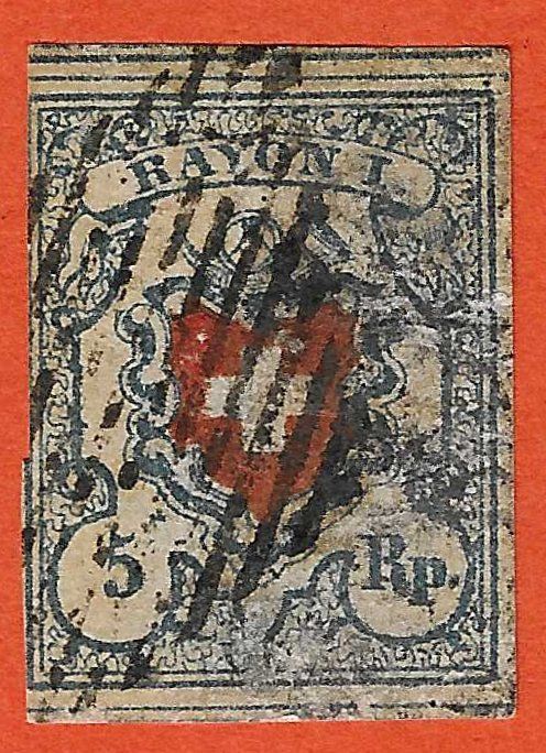 Alle Briefmarken: Rayon I (17II) T20 B3 LO – Gebraucht aus Biberstein von Jura39