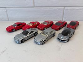 Hotwheels lot de 8 Ferrari 1/64 de 1999 à 2013
