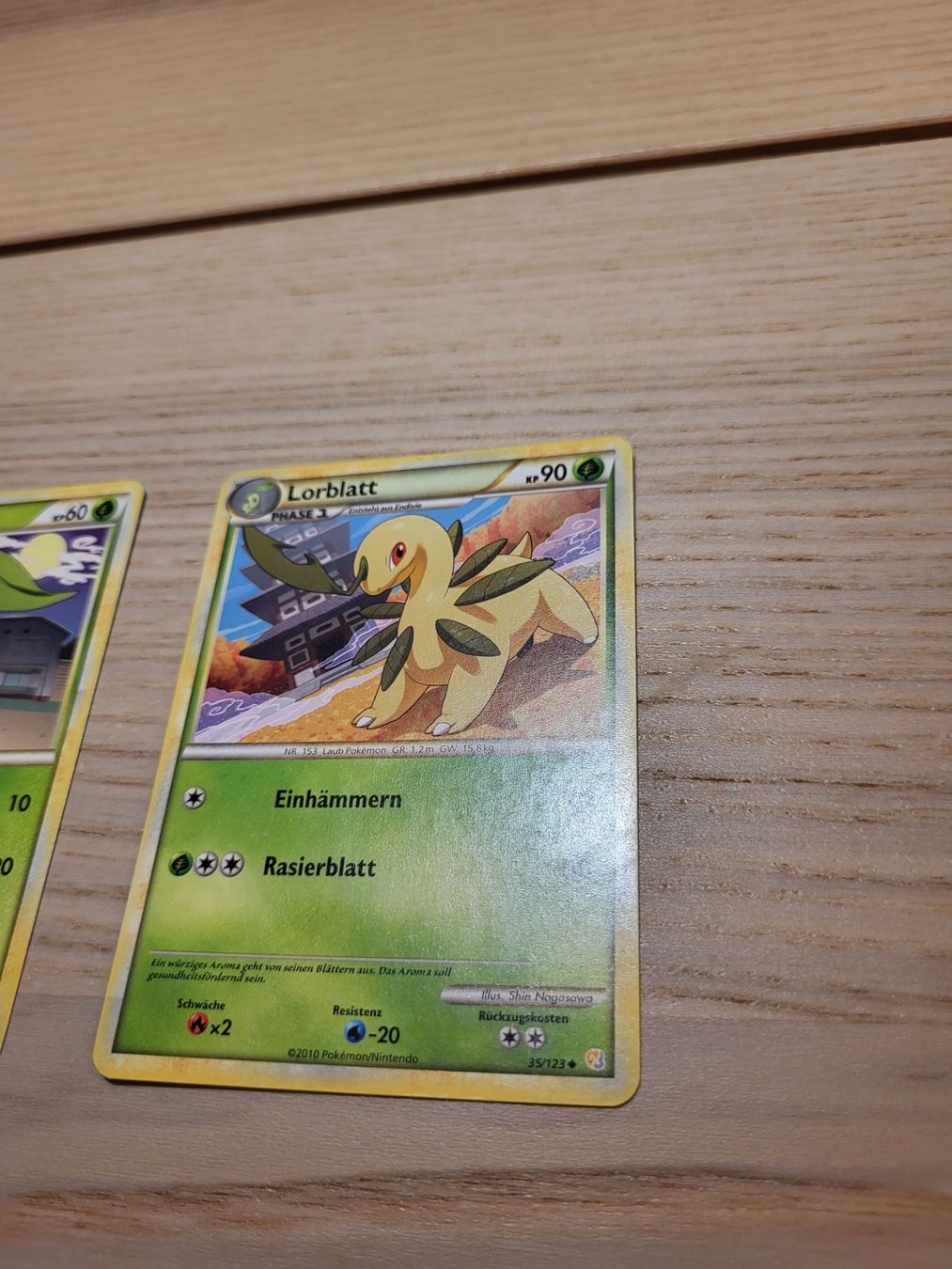 Pokémon Carte collezionabili: Endivie & Lorblatt (59&35/123) – Usato da Erlenbach ZH venduto da ram_mjn5 2
