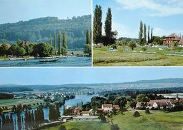 2x AK SCHAFFHAUSEN Restaurant zum Kreuz