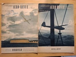 Aero revue Suisse n° 2 et 6 Berne Fev.1944 et juin 1945