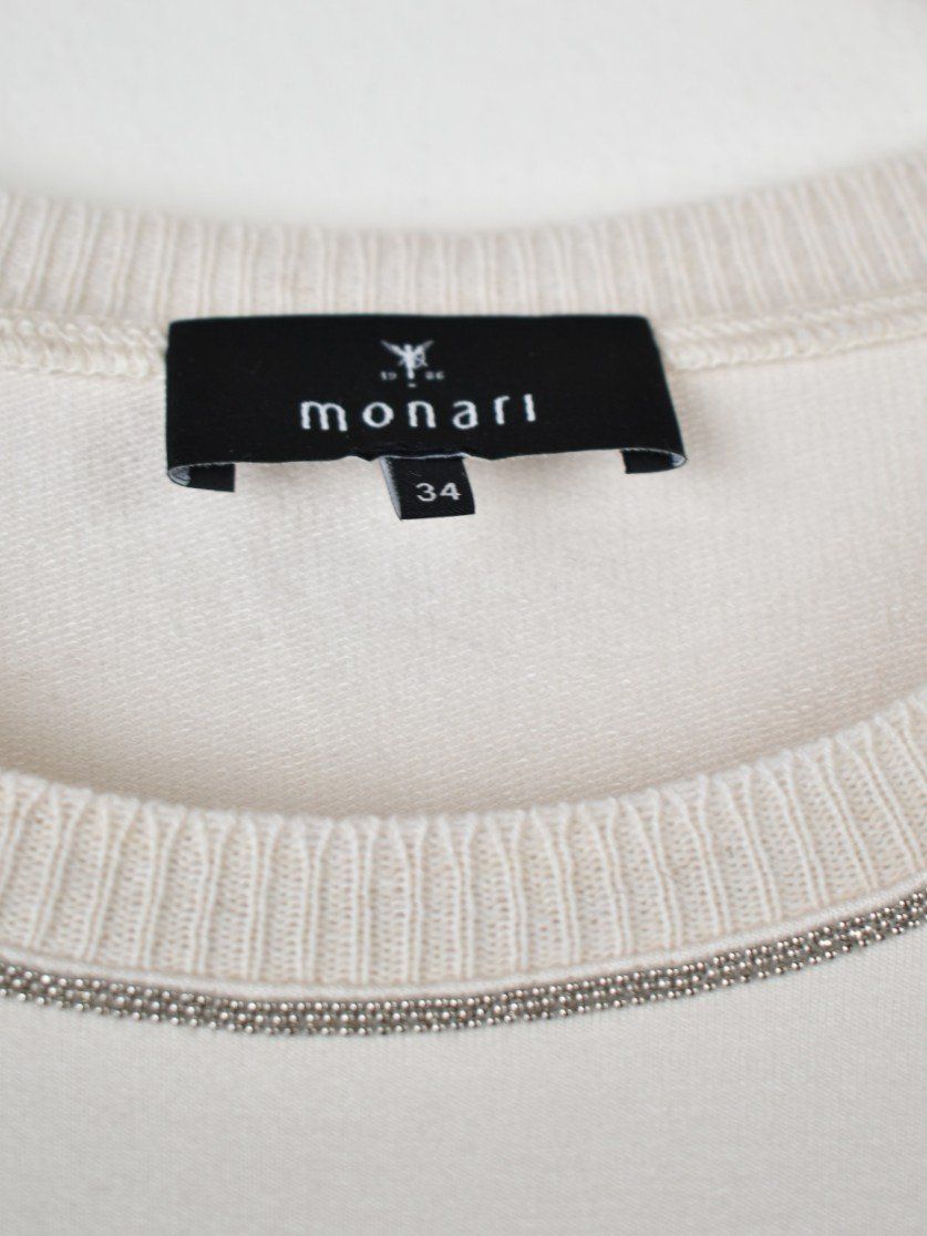 Monari Maglioni & Felpe: Monari Langarmshirt Gr.34, beige, 70% Viskose – Usato da Nürensdorf venduto da 2ND_STORY 4