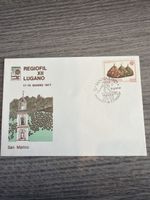 Briefmarken-Umschlag San Marino REGIOFIL Lugano, 1977 Top!