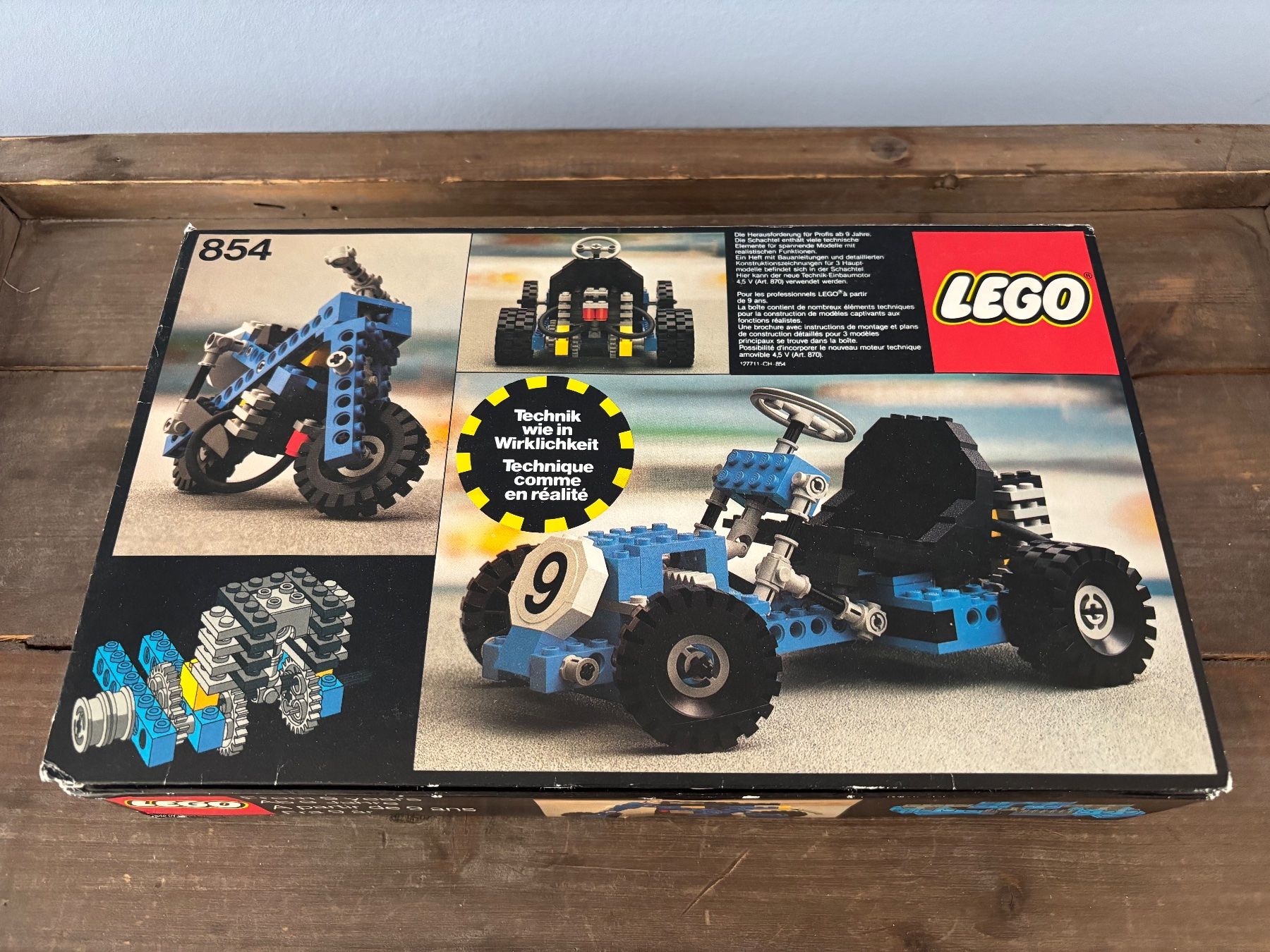 Lego Kit di costruzioni: LEGO Technic 854 Go-Kart aus 1978 – Usato da Luzern venduto da celine7373