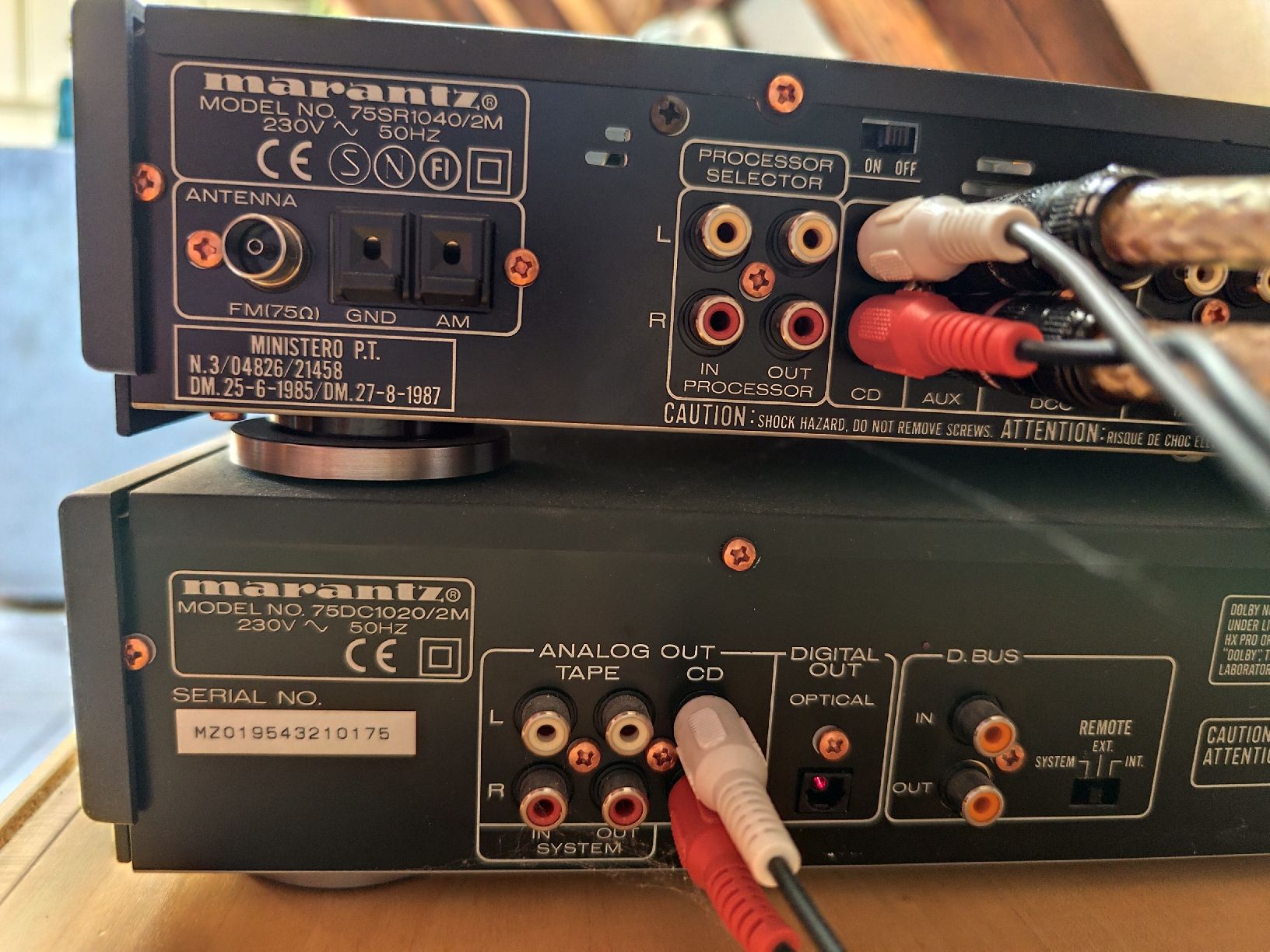 Marantz Verstärker: Marantz 75SR1040/2M CD Ampli & 75DC1020/2M Player – Gebraucht aus Neuchâtel von sis_2wcq 2