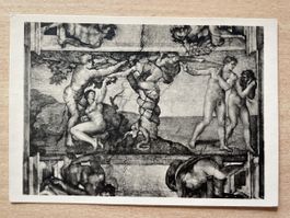 Alte AK Michelangelo, Sixtinische Kapelle, Sündenfall