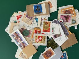 Briefmarken Konvolut Helvetia Europa 40 Rappen diverse