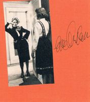 Eve Arden 1908-90 Autogramm Vintage Karte 10x12cm