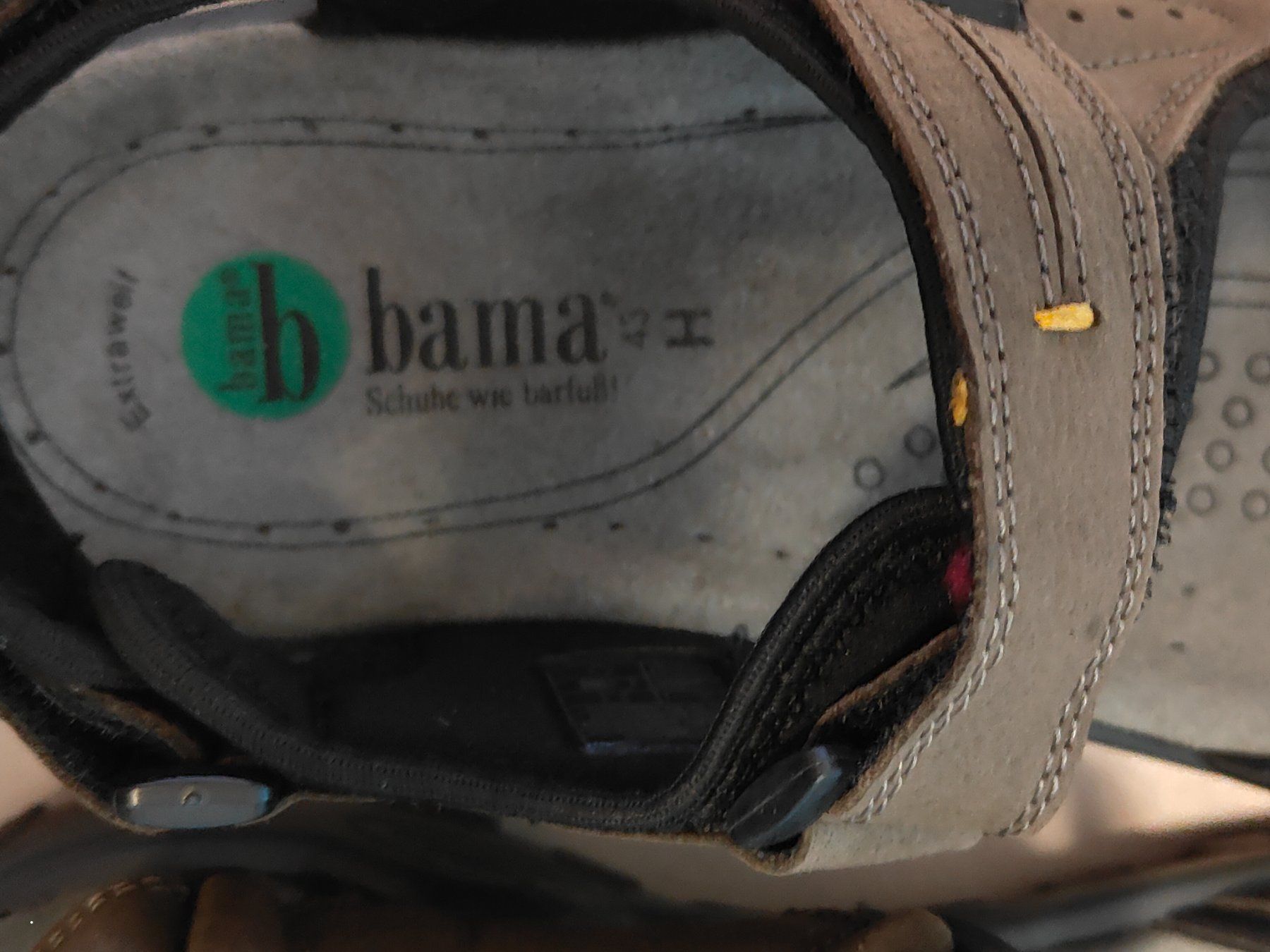 Herrenschuhe: Gr. 43. Bama Sandale braun grau – Gebraucht aus St. Gallen von Bisaknosp 2