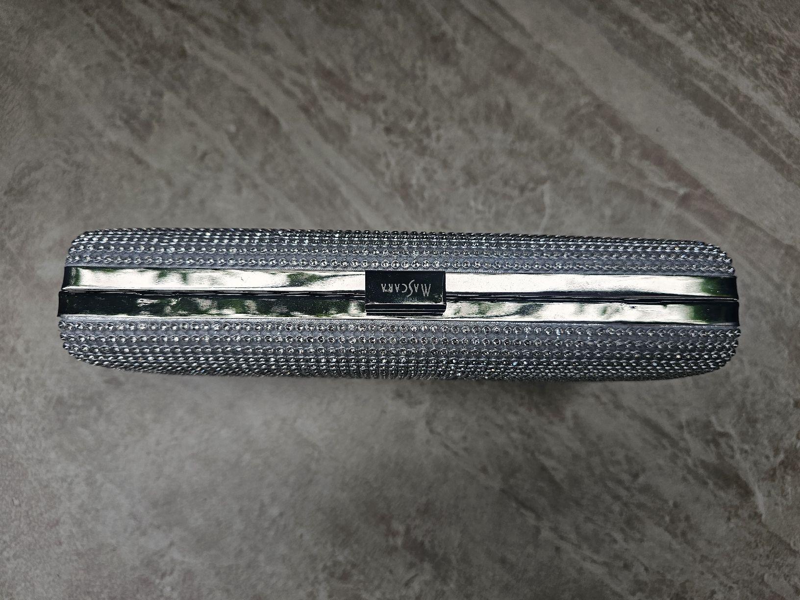 Borse da donna: Edle Abendtasche / Clutch Silber und Strass – Usato da Bern venduto da Oscarella 2