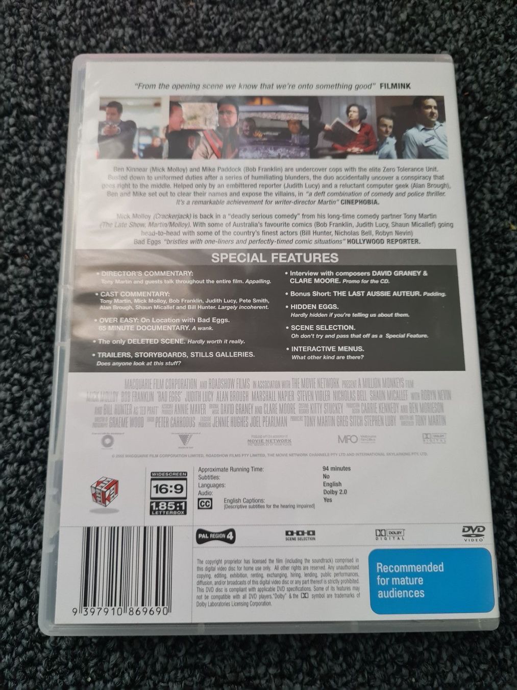 Tutti i DVDs: BAD EGGS(10909) – Usato da Ruswil venduto da jan_bxl5 1