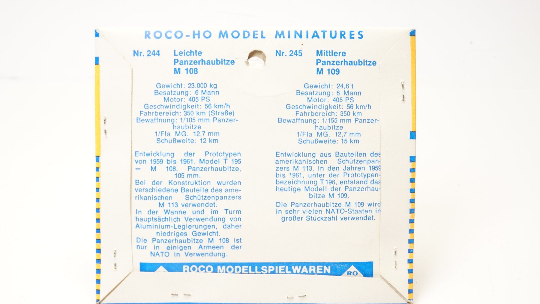 Roco Modellbausätze & Standmodelle: e55 245 Roco Minitanks 1:87 Panzerhaupitze M108 – Gebraucht aus Thun von evinka_gmbh 4