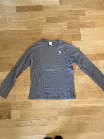 Abercrombie & Fitch Jungs Gr. L Shirt T-Shirt Grau
