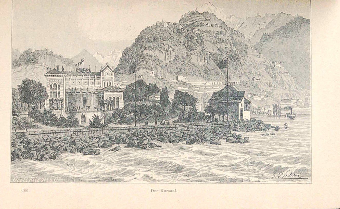 Libri: Montreux  Wanderbild  um 1885 – Usato da Rafz venduto da Helvet32 3