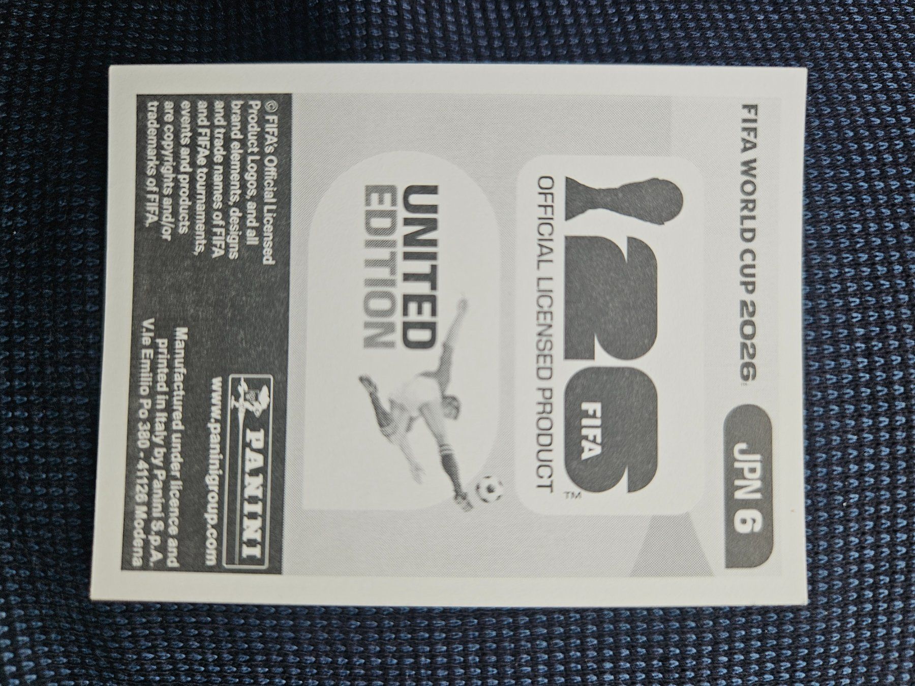Panini Carte collezionabili: JPN 6 – Usato da Würenlingen venduto da Dinli 1