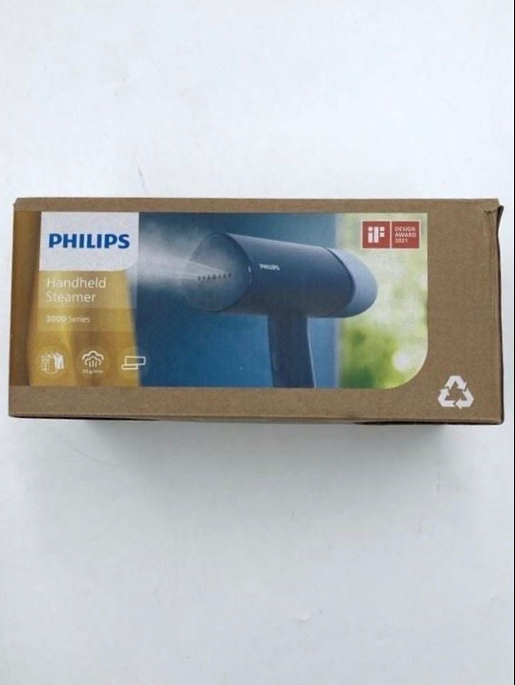 Philips Ferri da stiro: PHILIPS | Dampfglätter | 3000 Series | blau – Nuovo (secondo la descrizione) da Cham venduto da Drukkerij 3
