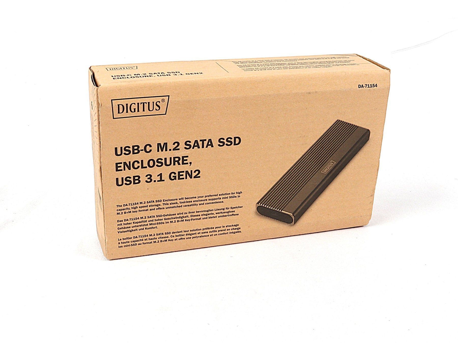 Unità & Adattatore: DIGITUS USB-C M.2 SATA SSD ENCLOSURE, USB 3.1 GEN2 – Nuovo (secondo la descrizione) da Steinen venduto da Restwert_Steinen 7