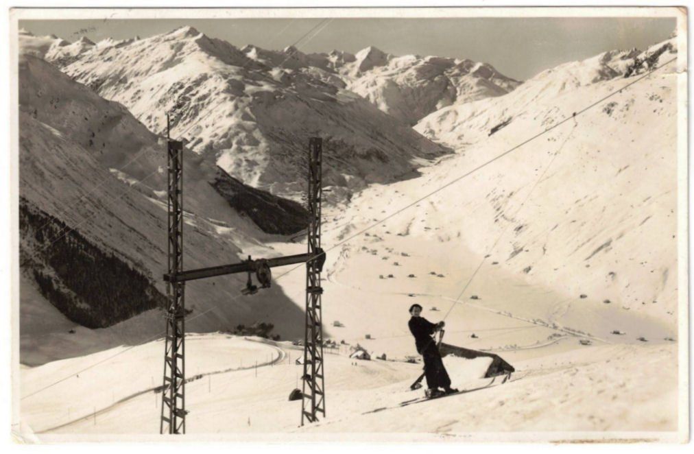Cartoline postali: Andermatt - Skilift Nätschen – Usato da Binningen venduto da Mountainrider