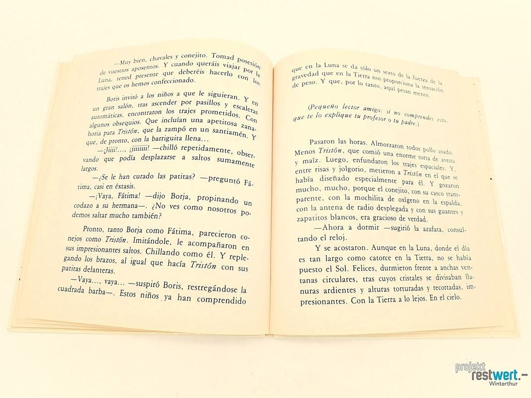 Libri: Un conejo en la luna – Usato da Winterthur venduto da Restwert_Winterthur 1