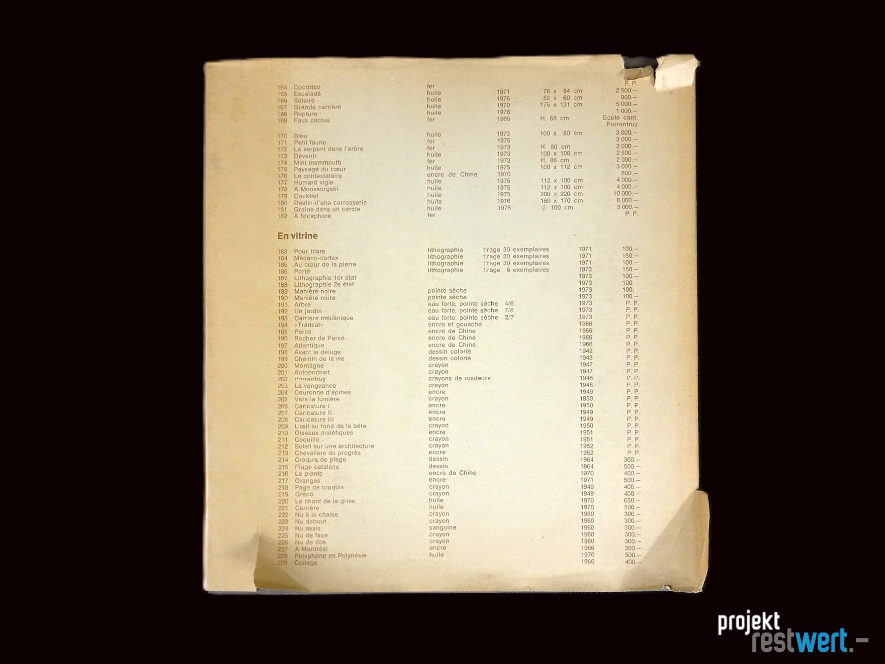 Bücher: Exposition Gérard Bregnard v. P. O. WALZER – Gebraucht aus Bülach von restwert_buelach 1