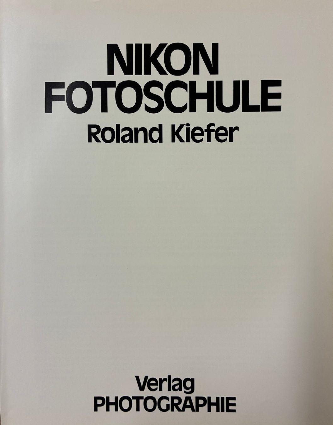 Libri: Nikon Fotoschule 1981 – Usato da Klingnau venduto da Joal4 1