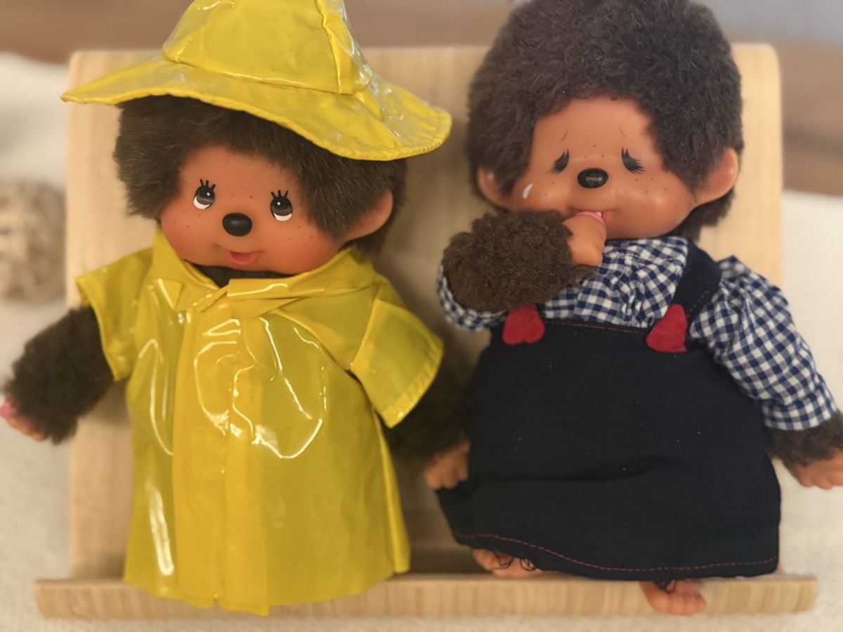 Monchhichi Bambole: Monchichi Bub&Mädchen (Original) – Usato da Ebikon venduto da NessaD77 5