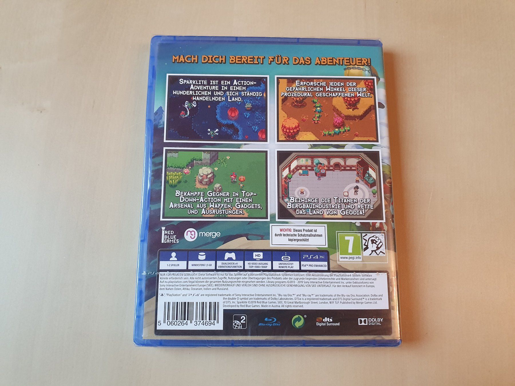 Sony Giochi: Sparklite neu und ovp – Nuovo e nell'imballaggio originale da Stansstad venduto da collectorsshop 1