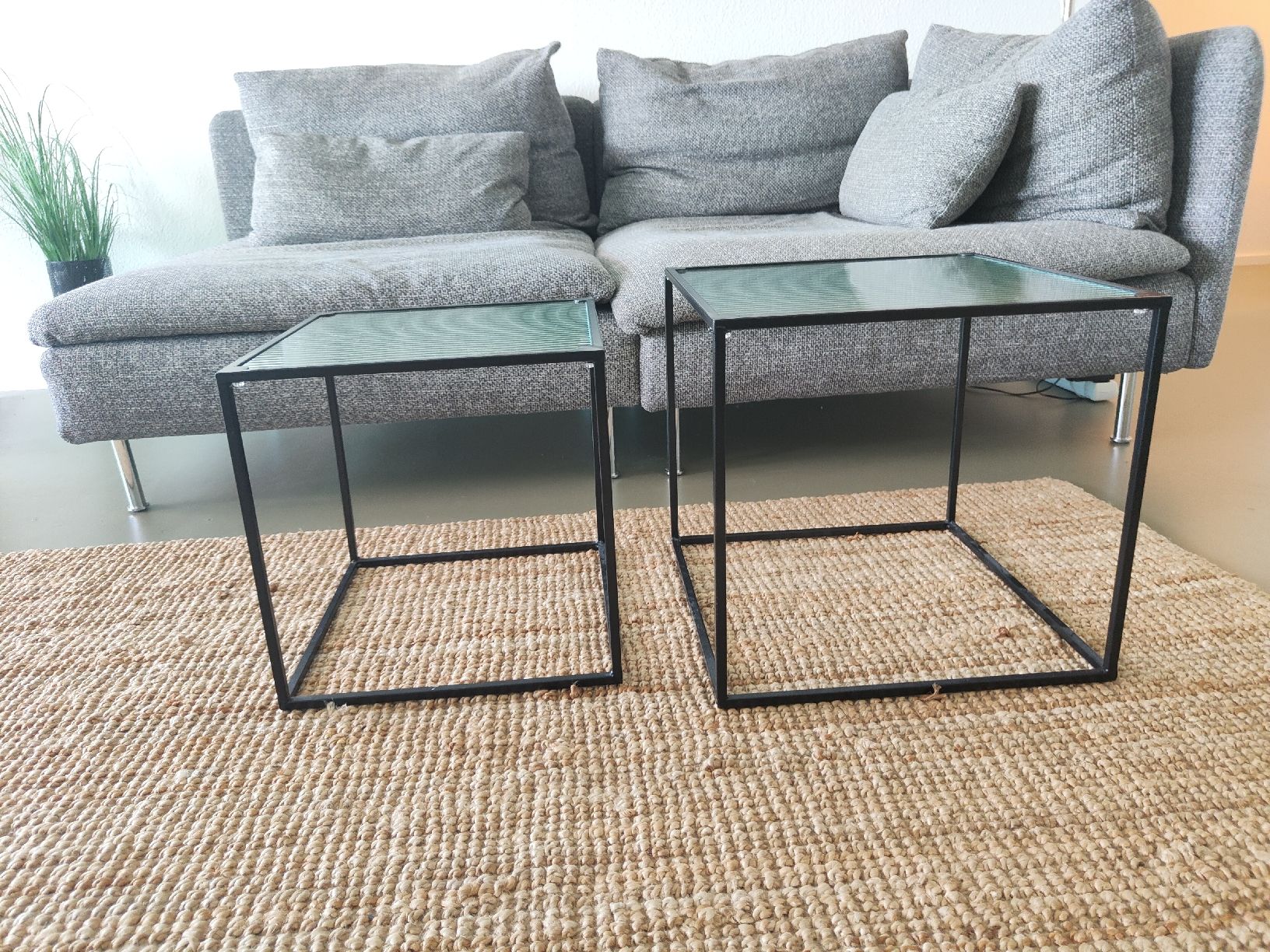 Tischset: Couchtische 2er Set - Glas/Metall – Gebraucht aus Basel von lus_y2dw 1