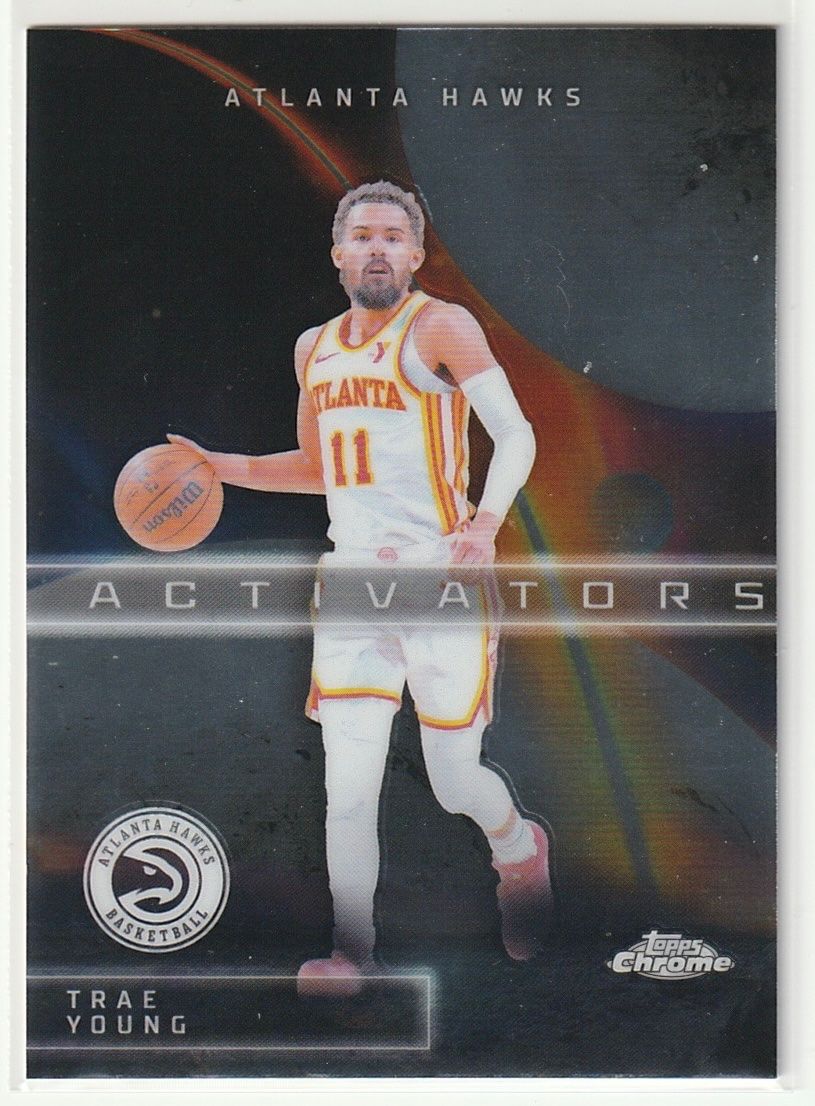 Topps Carte collezionabili: 2025/26 Topps Chrome Basketball Trae Young Refractor – Nuovo (secondo la descrizione) da Biel/Bienne venduto da historian-198