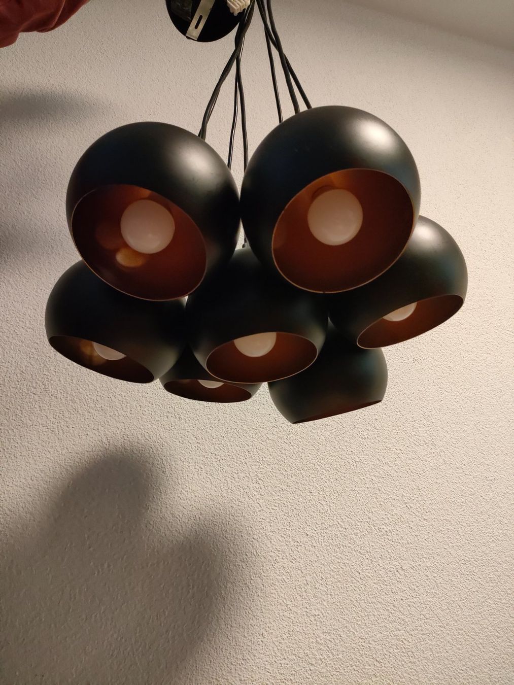Lampadari & plafoniere: Schwarze Kugelleuchte, Lampe, Deckenlampe – Usato da Wiesendangen venduto da s_er