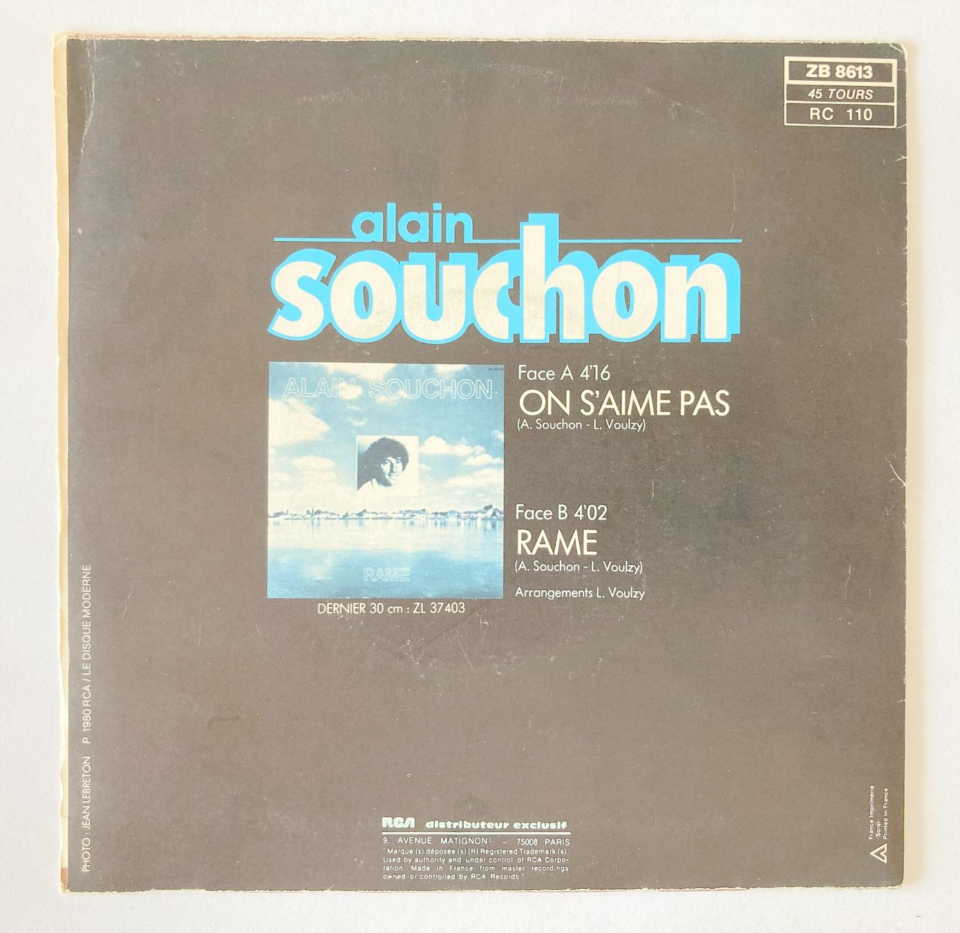 Schallplatten: ALAIN SOUCHON - ON S'AIME PAS – Gebraucht aus Bottens von hotter-than-hell 1