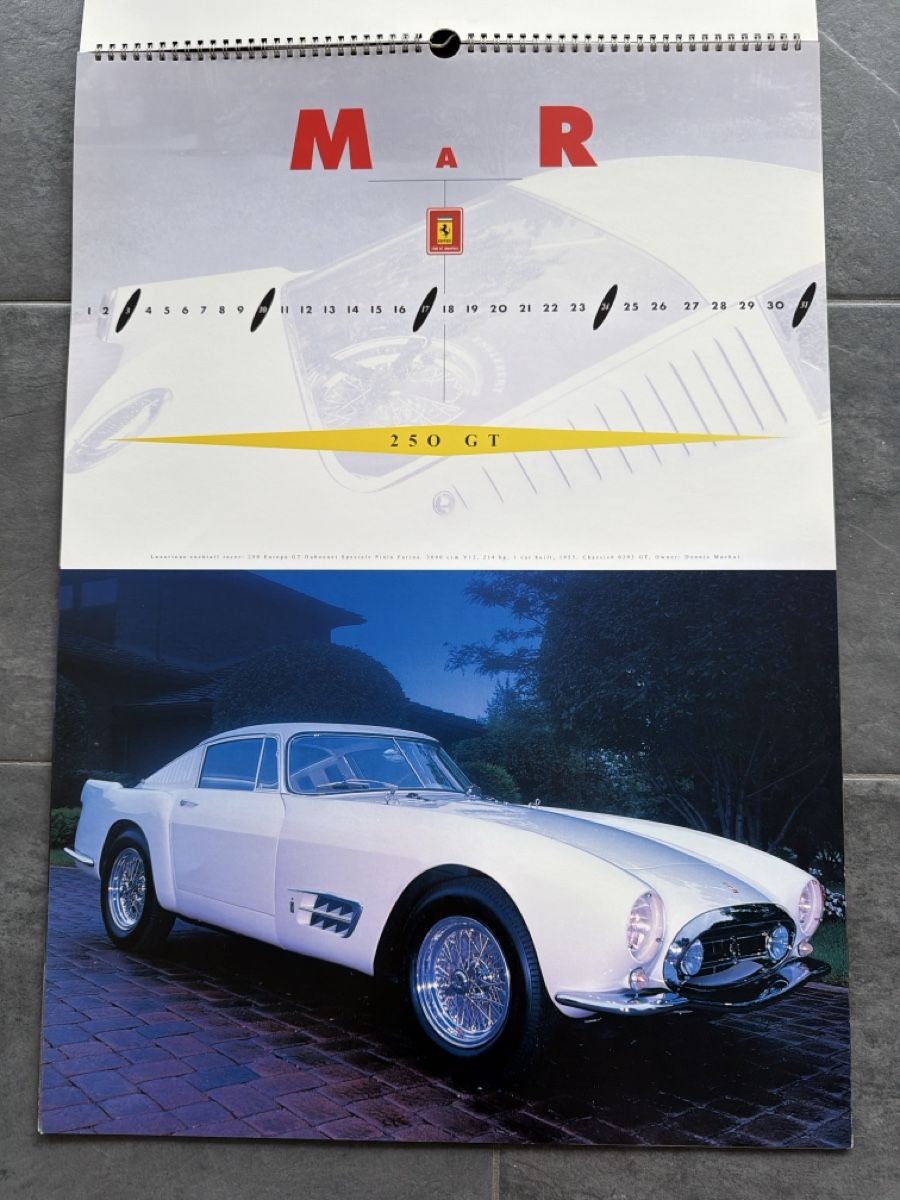 Ferrari Calendari: Original Ferrari Kalender 1996 – Usato da Wolfwil venduto da Rolex1 4