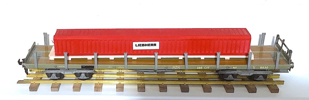 Buco Trains électriques: Buco Spur 0, Rungenwagen 8630, BELADEN – D'occasion à Ipsach par locky55