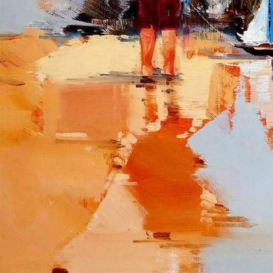 Riproduzioni & Creazioni: Sylt - Spielende Kinder am Strand – Nuovo (secondo la descrizione) da Larnaca venduto da KunstDepot24 2