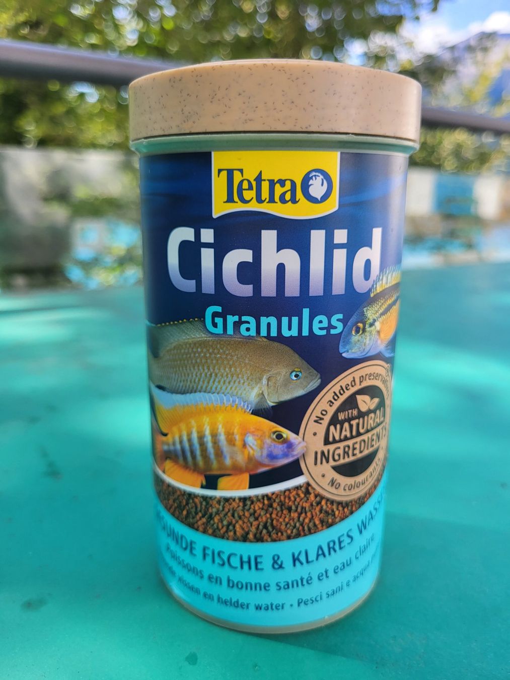 Mangimi: Fischfutter Tetra Cichlid Granules – Usato da Brunnen venduto da vitheo
