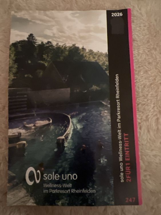 Sole Uno Rheinfelden – 2 für 1 Eintritt bis 30.11.2026 (Neu und ...