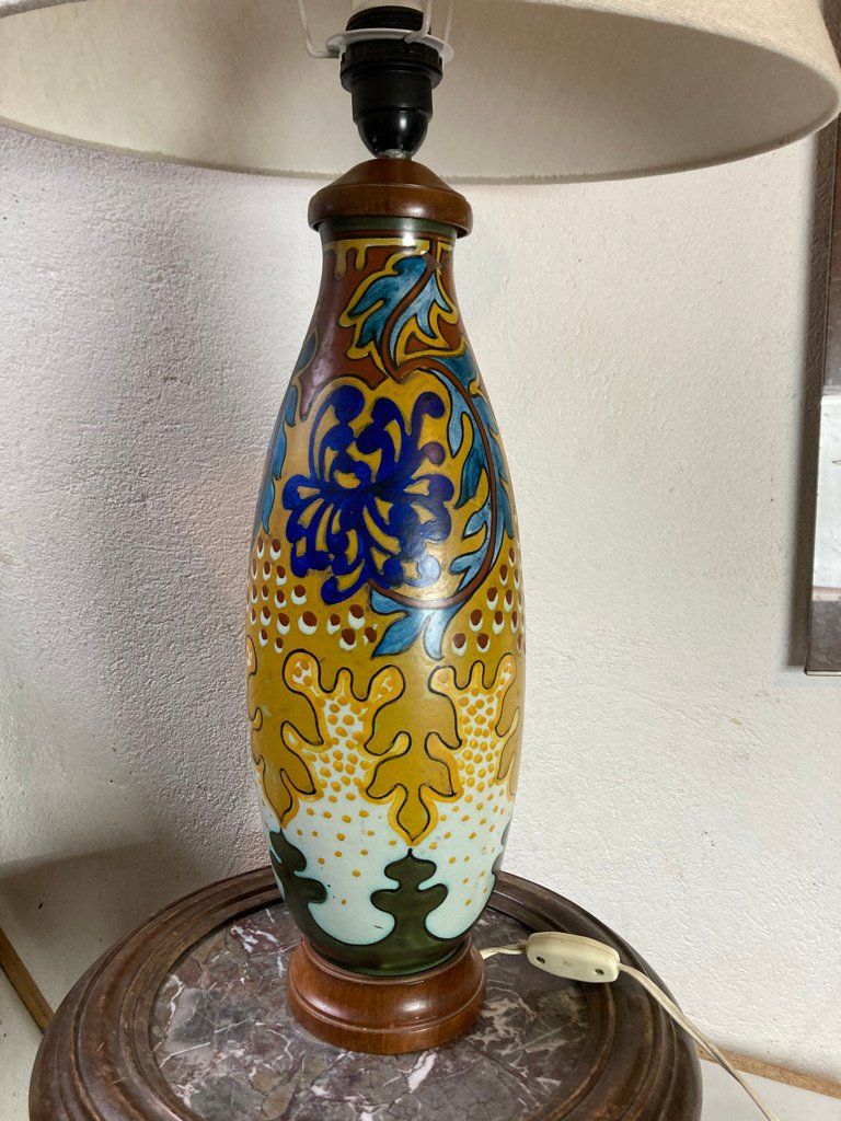 Lampade: Lampe GOUDA ancienne antik – Usato da St-Cierges venduto da LeRegain 1