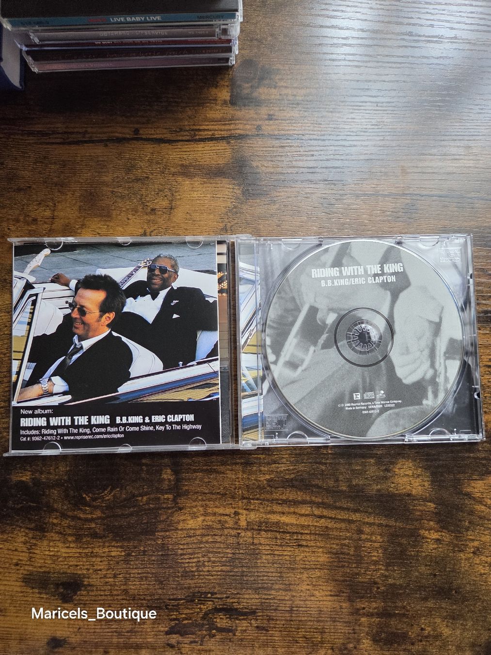 CD: CD Riding With The King B.B. King Eric Clapton – Usato da Winterthur venduto da Maricels_Boutique