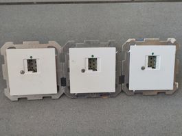 3x Reichle Telefondose Unterputz