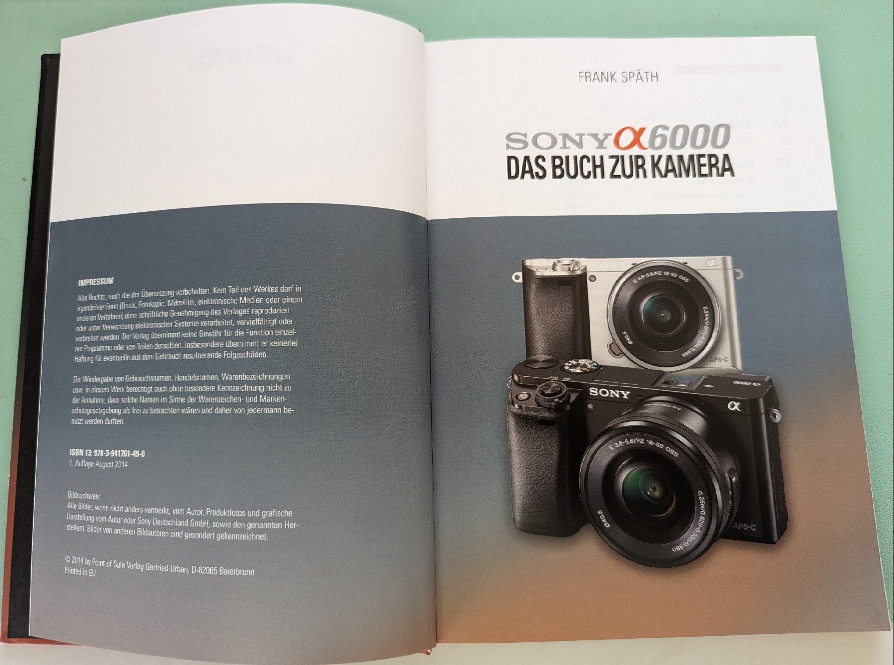 Sachbücher & Ratgeber: Sony alpha 6000 - Das Buch zur Kamera – Gebraucht aus Eglisau von  2