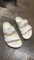Birkenstock Arizona white sandals size 42 used