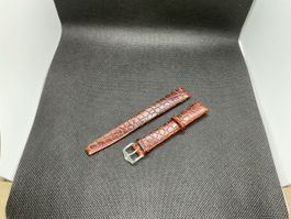 Cinturino in pelle marrone 16mm